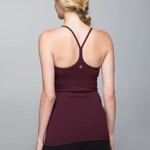 lululemon athletica Tops - Lululemon Power Y Tank Luon® in Maroon, Size 4 lululemon athletica Tops - Lululemon Power Y Tank Luon® in Maroon, Size 4